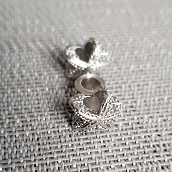 Sterling Silver Starfish Charm Beads - Fits Pandora Jewelry - Picture 2 of 5